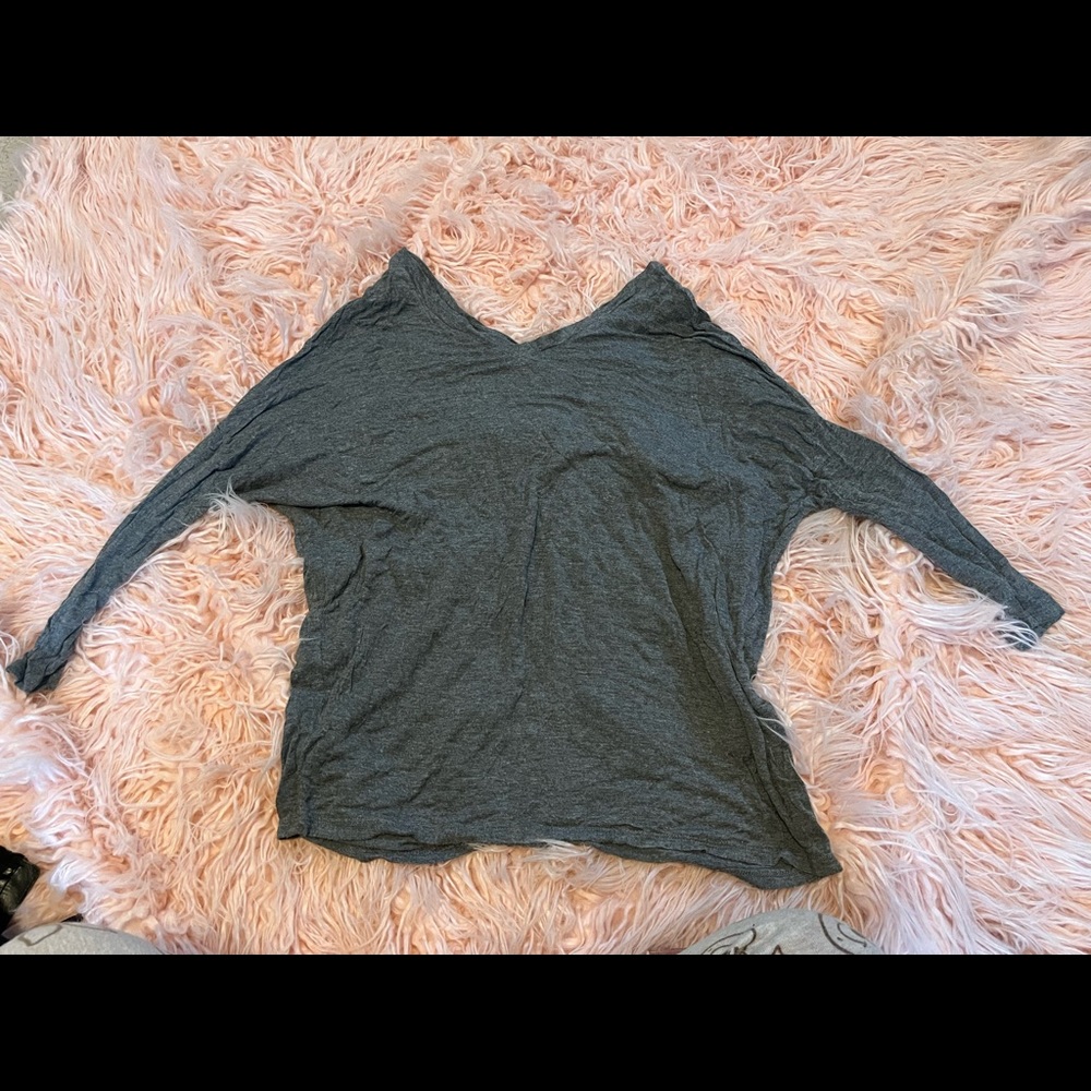 Forever 21 Off The Shoulder Slouch Shirt